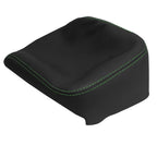 Console Lid Armrest Cover for Nissan Frontier (2022–2024) Green Stitch
