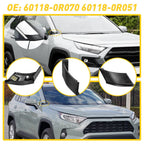 A-pillar Trim Panel Cover for Toyota RAV4 (2019â2023) Black ABS
