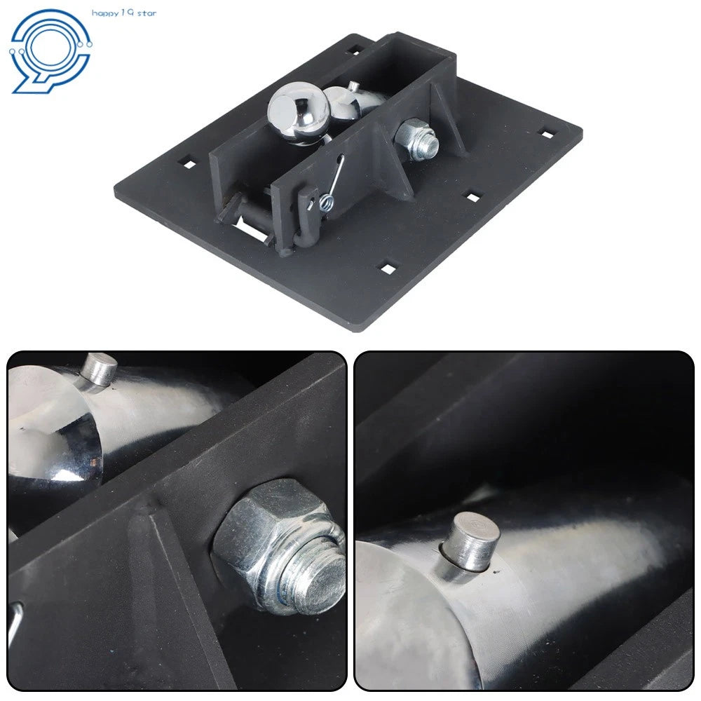 Folding Ball Gooseneck Hitch T-Handle for Trucks (2-5/16 Inch)