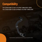 1x Air Outlet Intercooler Hose Pipe for Chevrolet Cruze 1.4L (2013–2016) 13398479