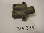 Water Pump Housing Cap for Johnson 30-40HP Outboard (1960s) - 314335, 312615