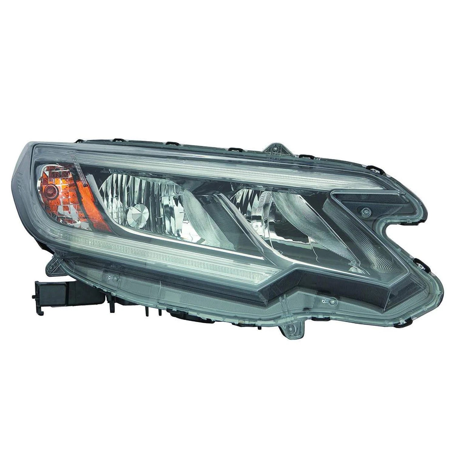 Passenger Halogen Headlight Assembly Replacement with LED DRL for Ford (2009–2014)
