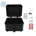 45L Waterproof Motorcycle Rear Tour Box with Security Lock Helmet Case