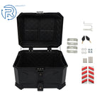 45L Waterproof Motorcycle Rear Tour Box with Security Lock Helmet Case
