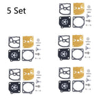 Set of 5 Carburetor Repair Kits for Zama RB-45 Jonsered 2041 2045 2050