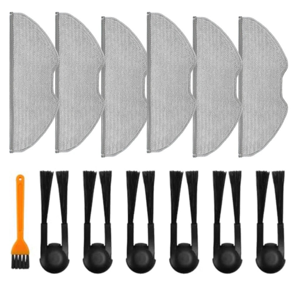 Complete Replacement Side Brush Mop Cloth Kit for Xiaomi Robot Vacuum H40 (2021–2023)
