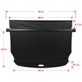 Cargo Cover for Hyundai Tucson (2022–2024) Retractable Black