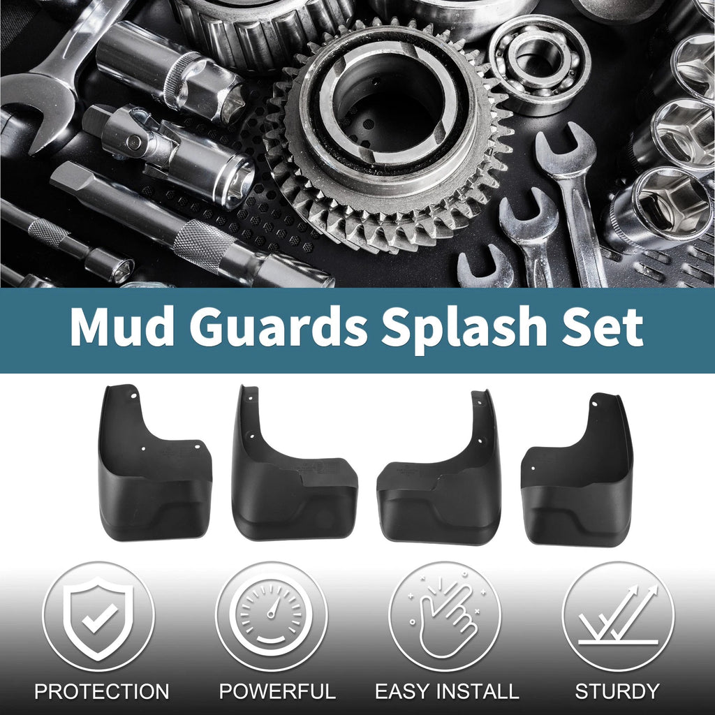 Set of 4 Mud Flaps Splash Guards for Toyota Innova AN140 (2016–2021)