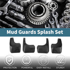 Set of 4 Mud Flaps Splash Guards for Toyota Innova AN140 (2016–2021)