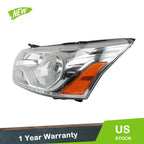 Halogen Headlight for Ford Transit (2015–2021) Driver Left Side Chrome