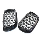 Front Grille Diamond Meteor Style Trim Black for BMW E46 2002-2005