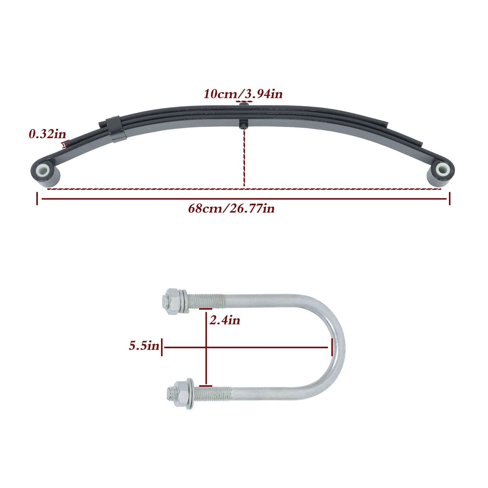 Tandem Trailer Axle Suspension Kit for Trailer (2000–2000)