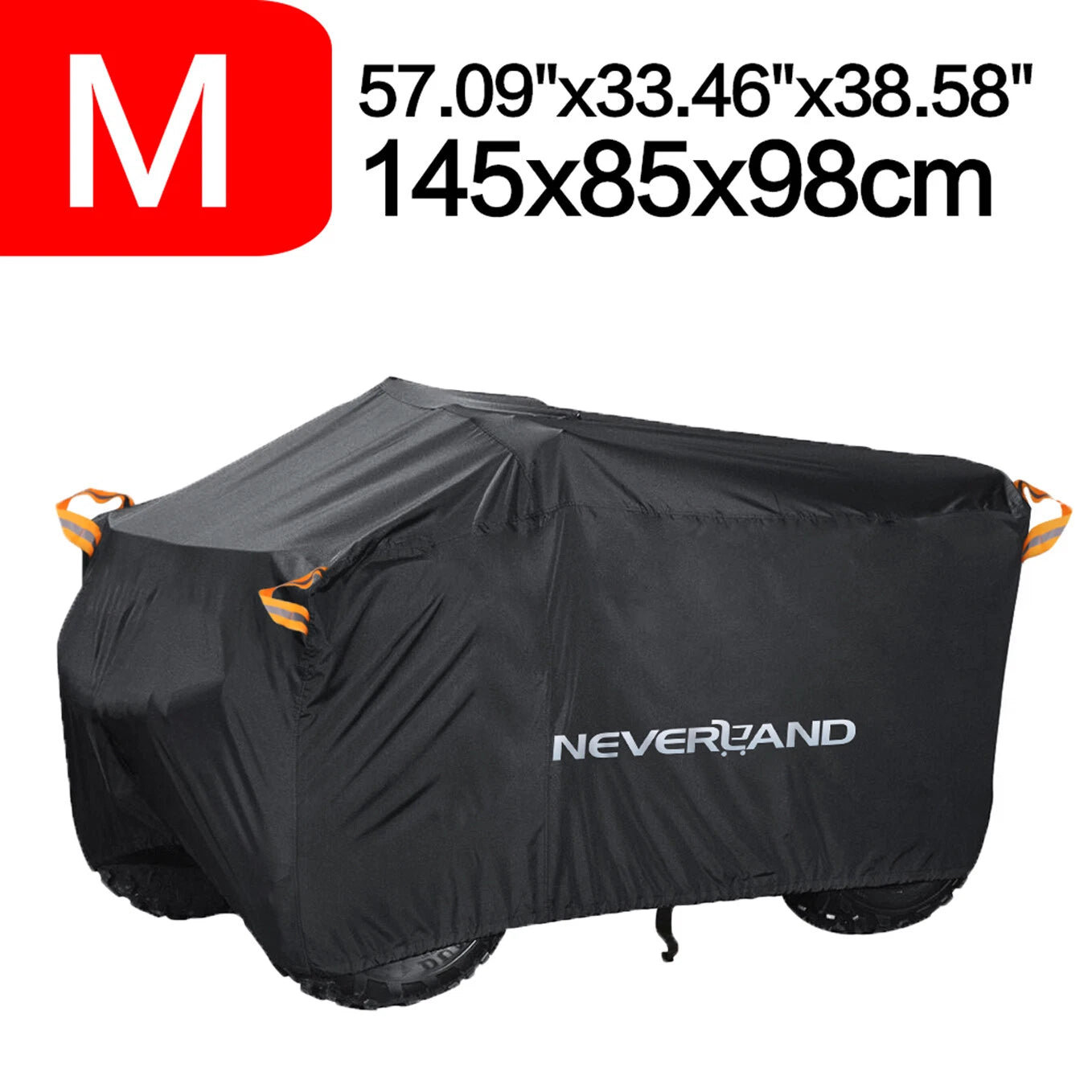 57'' ATV Cover for Universal Quad Bike (M Size) - Waterproof Dust Sun UV Protector