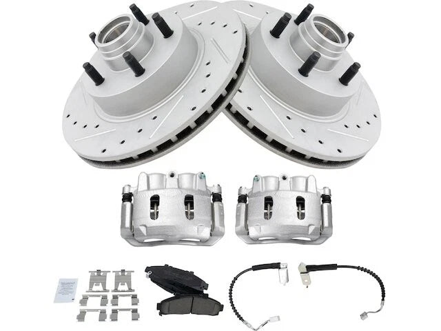Front Brake Pad Rotor Caliper Set for Mazda B3000 RWD (1998–1999) XX869PH