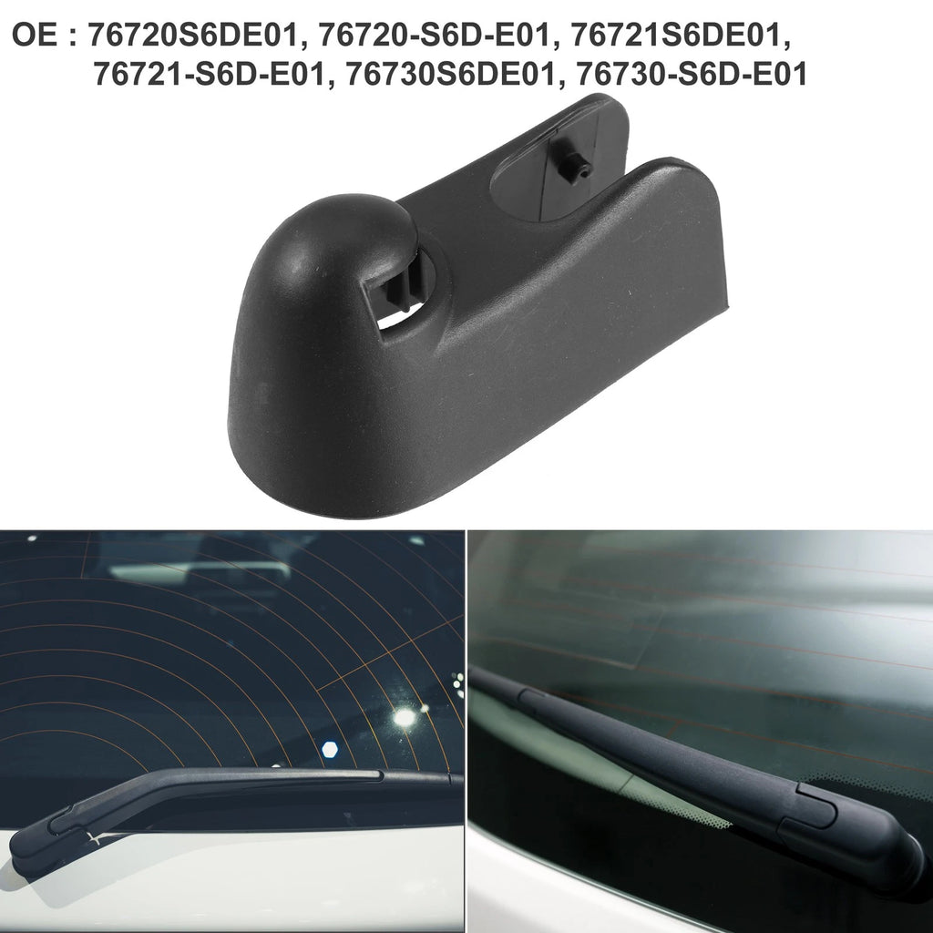 Rear Windshield Wiper Arm Cover Cap for Honda Civic (2001–2006) Black