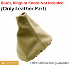 Leather Manual & Brake Boot Cover for VW Jetta Golf MK3 (1991–1998) Beige