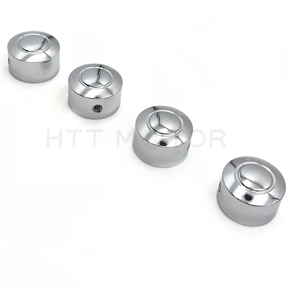 Set of 4 Chrome Bolt Toppers Caps for Harley XR XL Twin Cam Dyna (2008–2013)