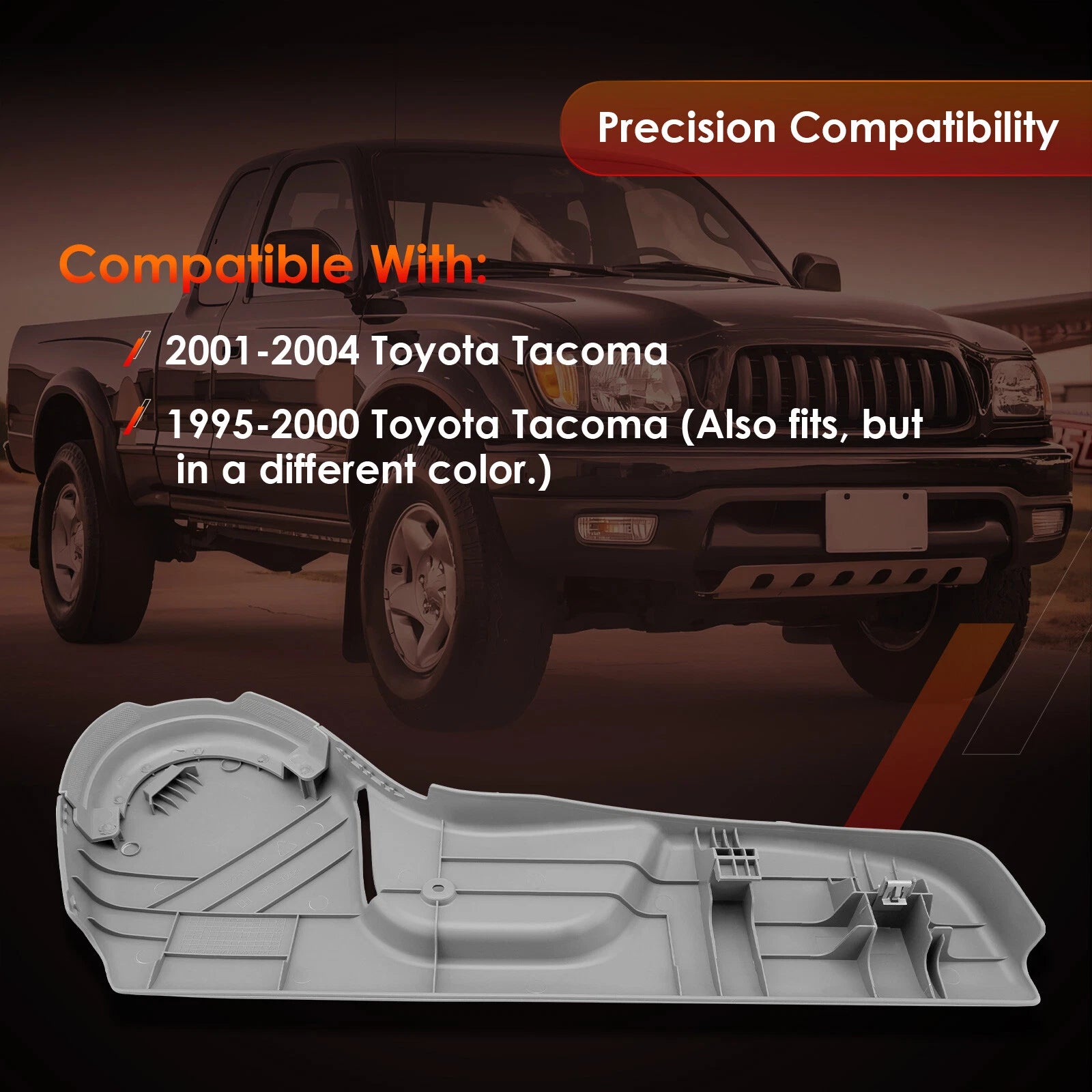 Driver Side Seat Trim Panel Bezel Cover for Toyota Tacoma (1995–2004) 71812-04010-B2