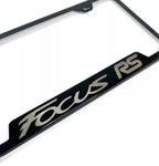 License Plate Frame Black Stainless Replacement for Ford Focus RS (2016–2018)