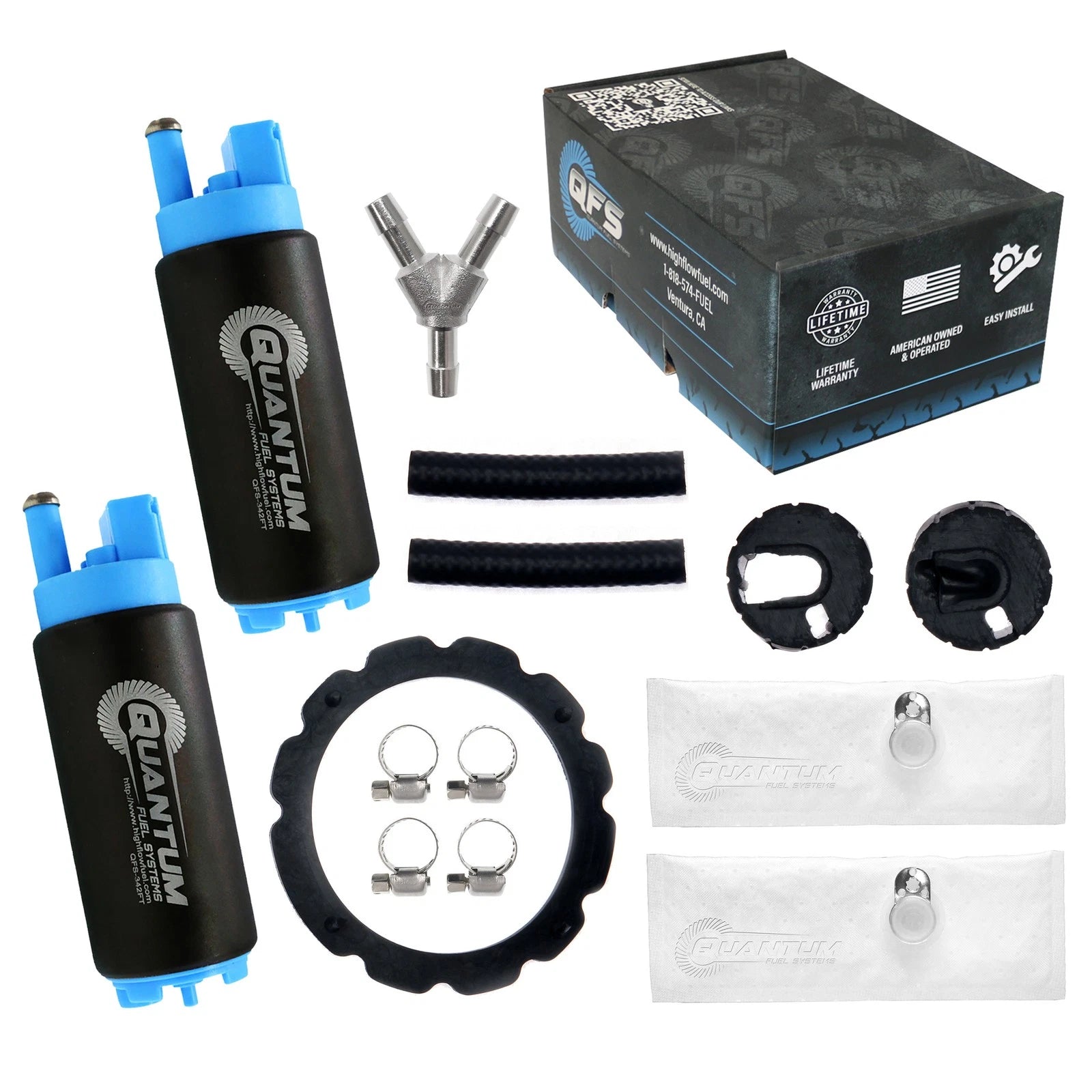 Y-Fitting for Ford Lightning F-150 (1997–2004) GSS342G3 Dual 340LPH Fuel Pumps