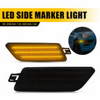 2X Smoked Amber LED Side Marker Lights for Porsche Macan (2014–2024)