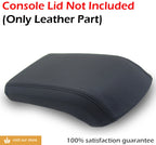Center Console Armrest Cover for Ford Escape (2013–2016) Black Leather