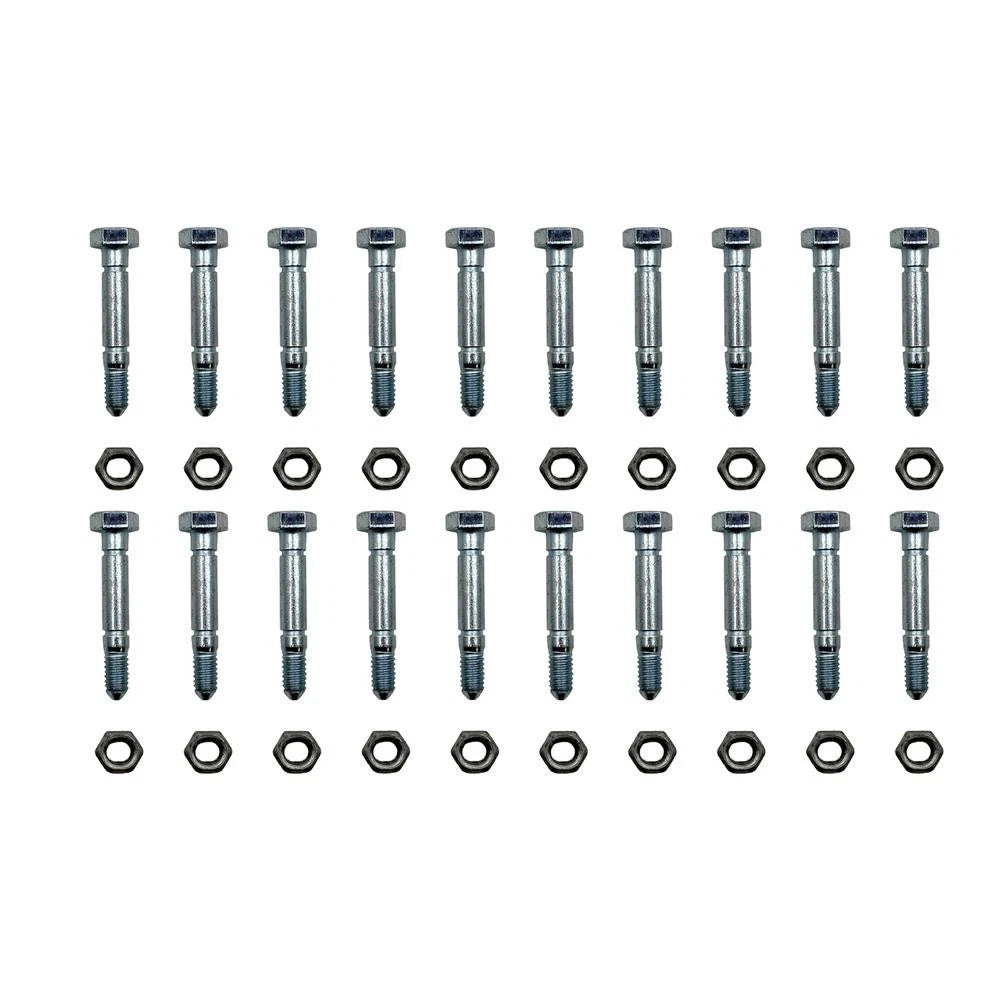 Set of 20 Shear Pins with Nut for Prime Line (Replaces 7-04369)