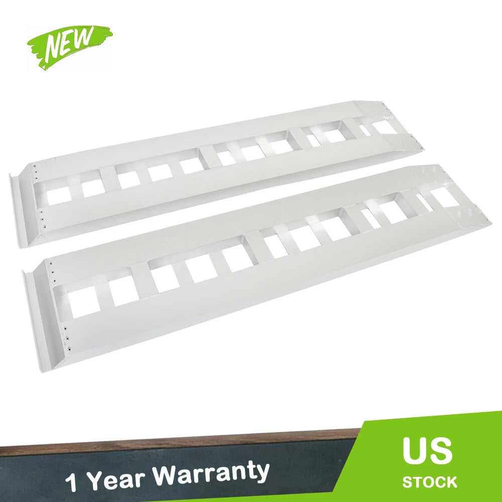 2Pcs 72" Aluminum Trailer Ramps for Truck Car Auto (Fits Various Models)