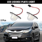 2X LED License Plate Light for Honda Odyssey CR-V (2011–2017)