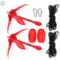 2X Folding Anchors for Grapnel Boat Marine Kayak (1.5KG)
