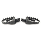 Wide Foot Pegs MX Style for Harley Dyna Sportster Iron 883 Fatboy (2004-2023)
