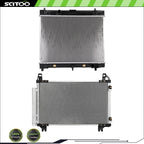 Radiator and A/C Condenser Kit for Toyota Yaris (2007–2015)