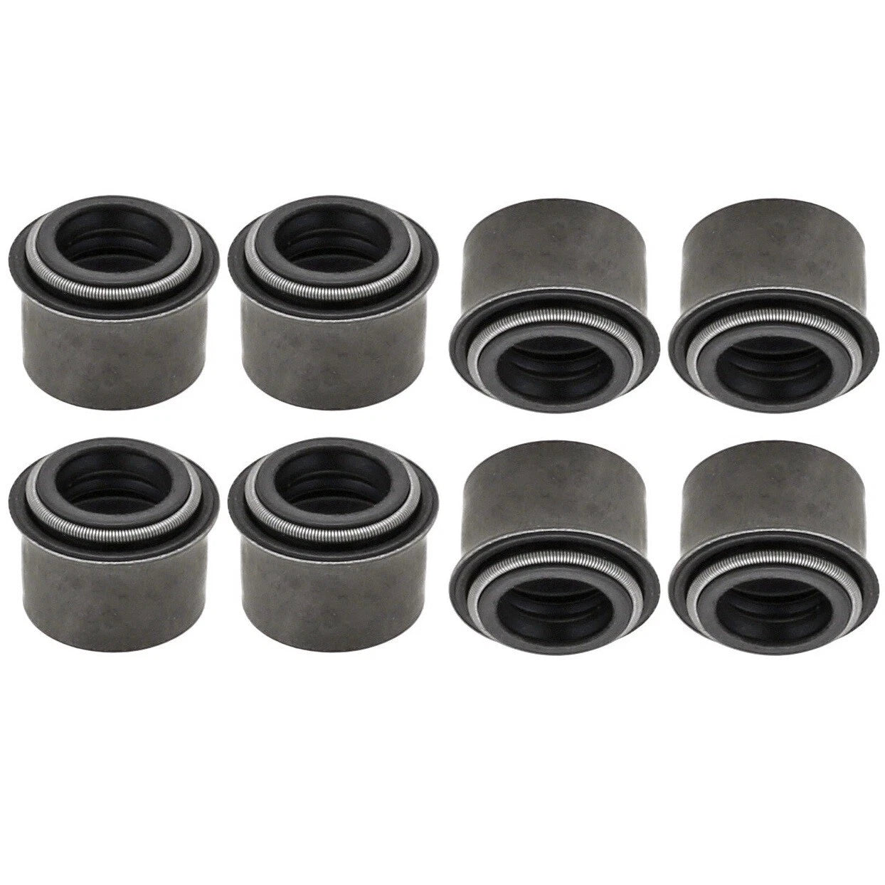 Set of 8 Valve Stem Seals for Mercedes W115, Porsche 356, 356A