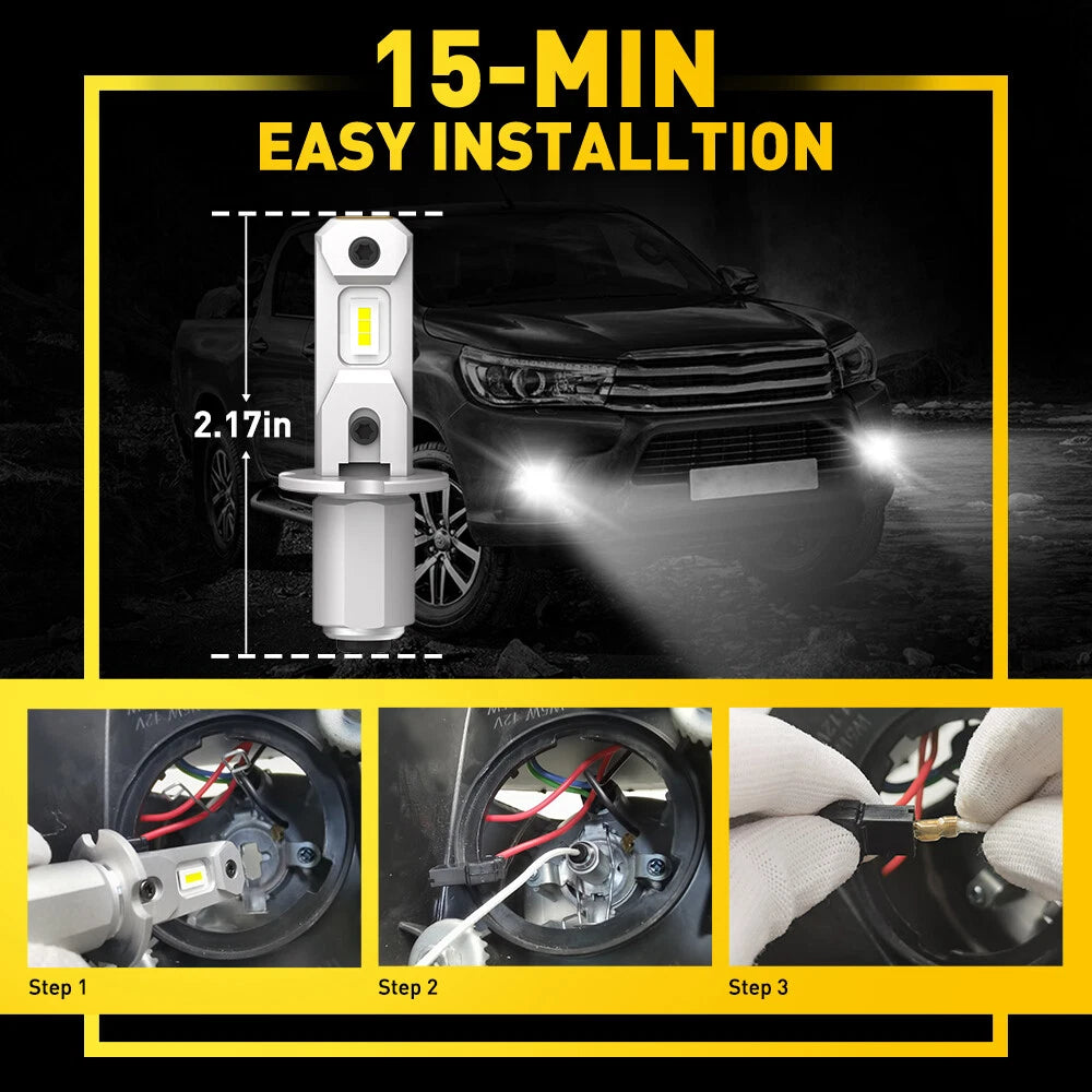 H3 LED Fog Light Bulb for Various Vehicles (YYYY–YYYY)