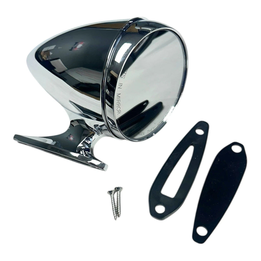 Passenger Side Chrome Convex Mirror for 1964-1968 Ford Mustang