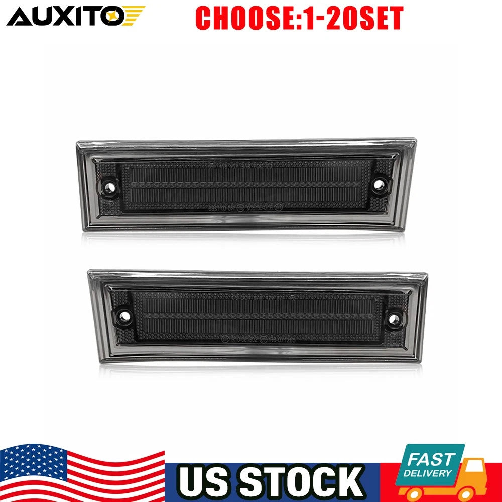 Set of 2 LED Side Marker Lights for GMC Chevy C10 C20 (1981–1991)