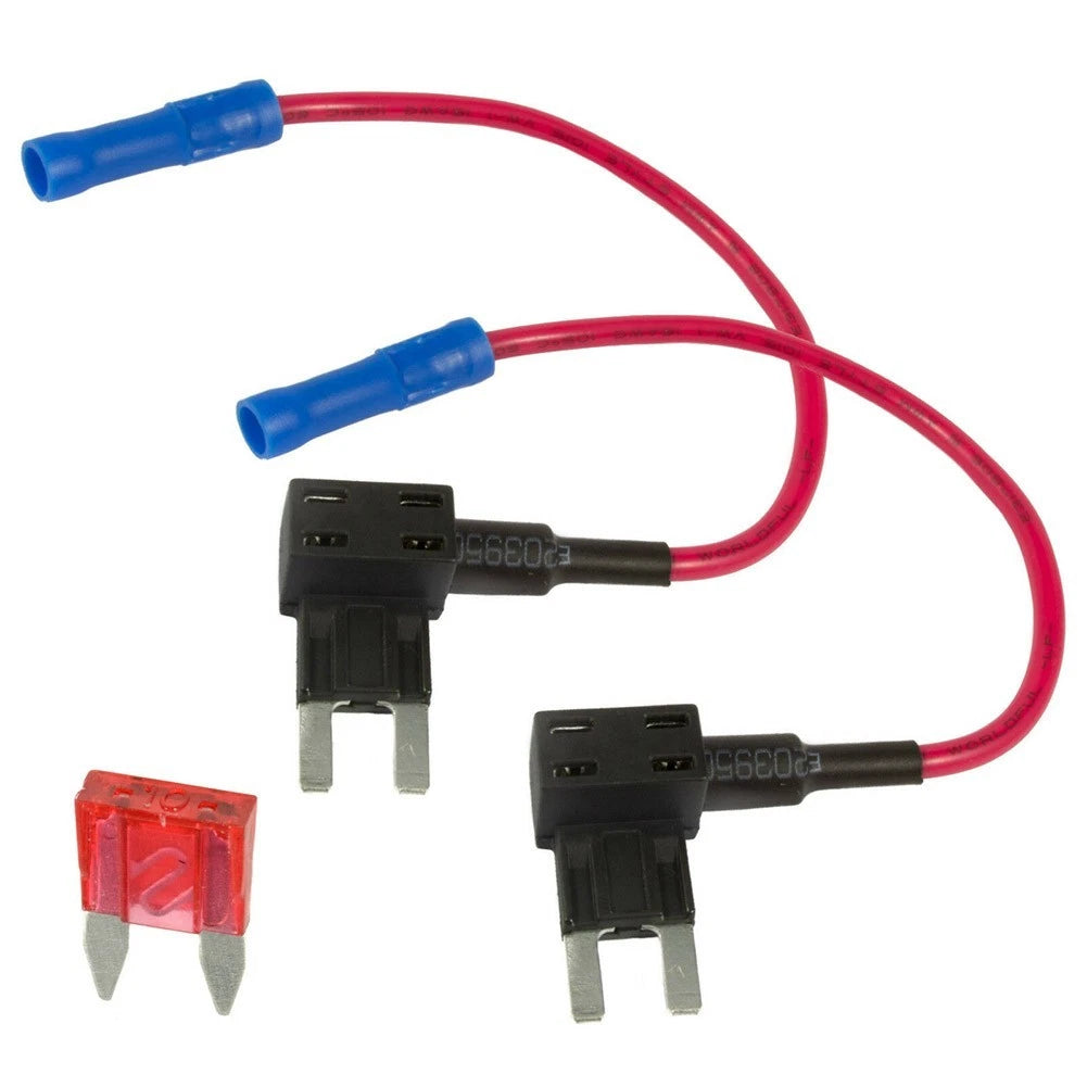 Set of 2 Circuit Piggy Back Fuse Holders for Car (Universal)