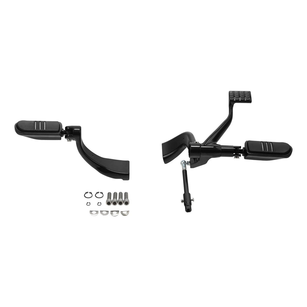 Mid Controls Kit Foot Peg Lever for Harley Sportster 883 1200 (2014–2023) Black