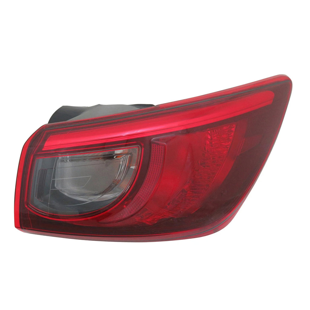 Tail Light Assembly Replacement Passenger Side Outer Bulb Type for Volkswagen (2009–2014)