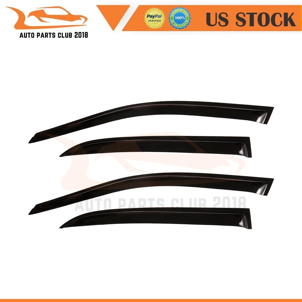 Set of 4 Window Visor Guards for Honda Accord Sedan (2003–2007)