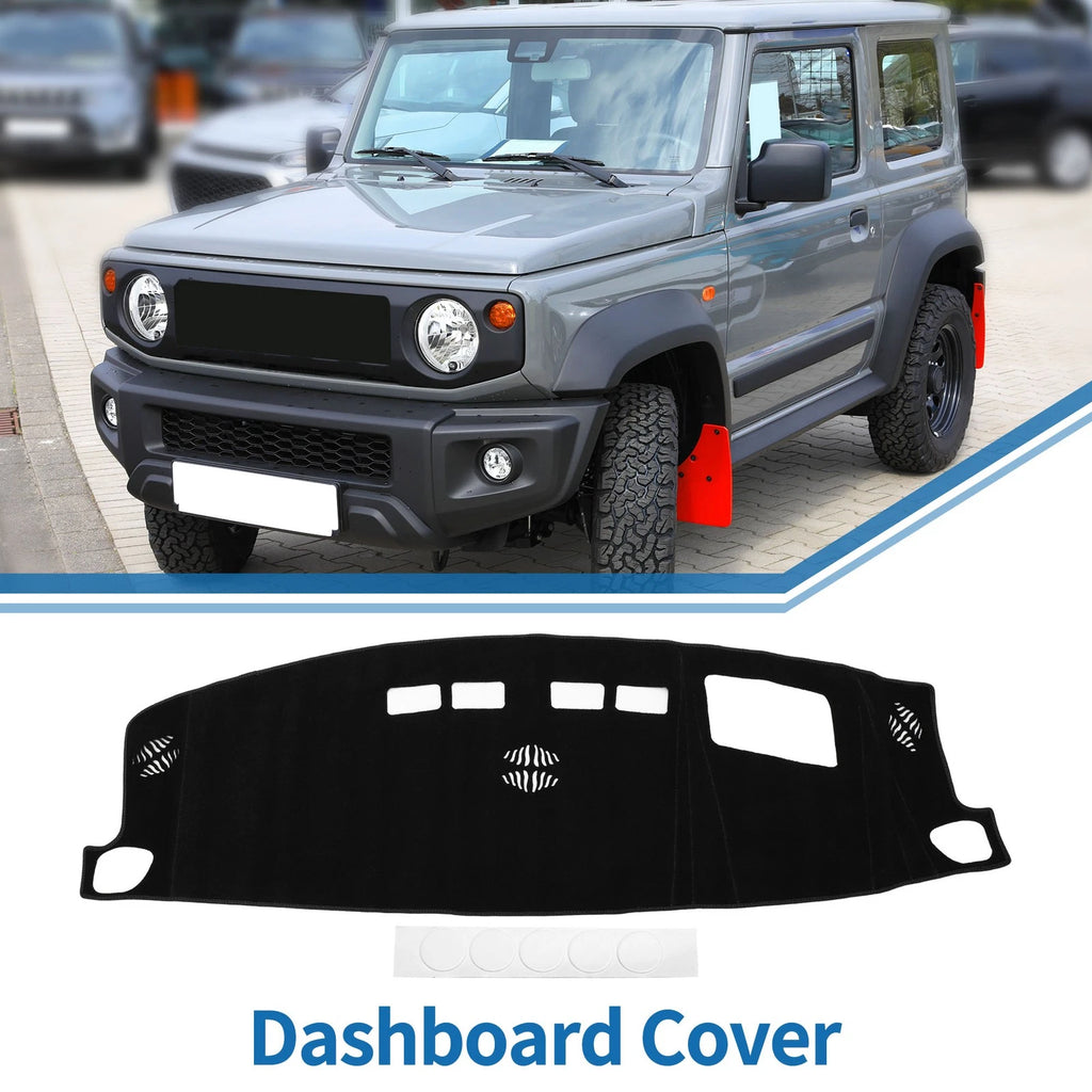 Dashboard Cover Mat for Chevrolet Suburban, Chevy Tahoe (2021–2023) Black