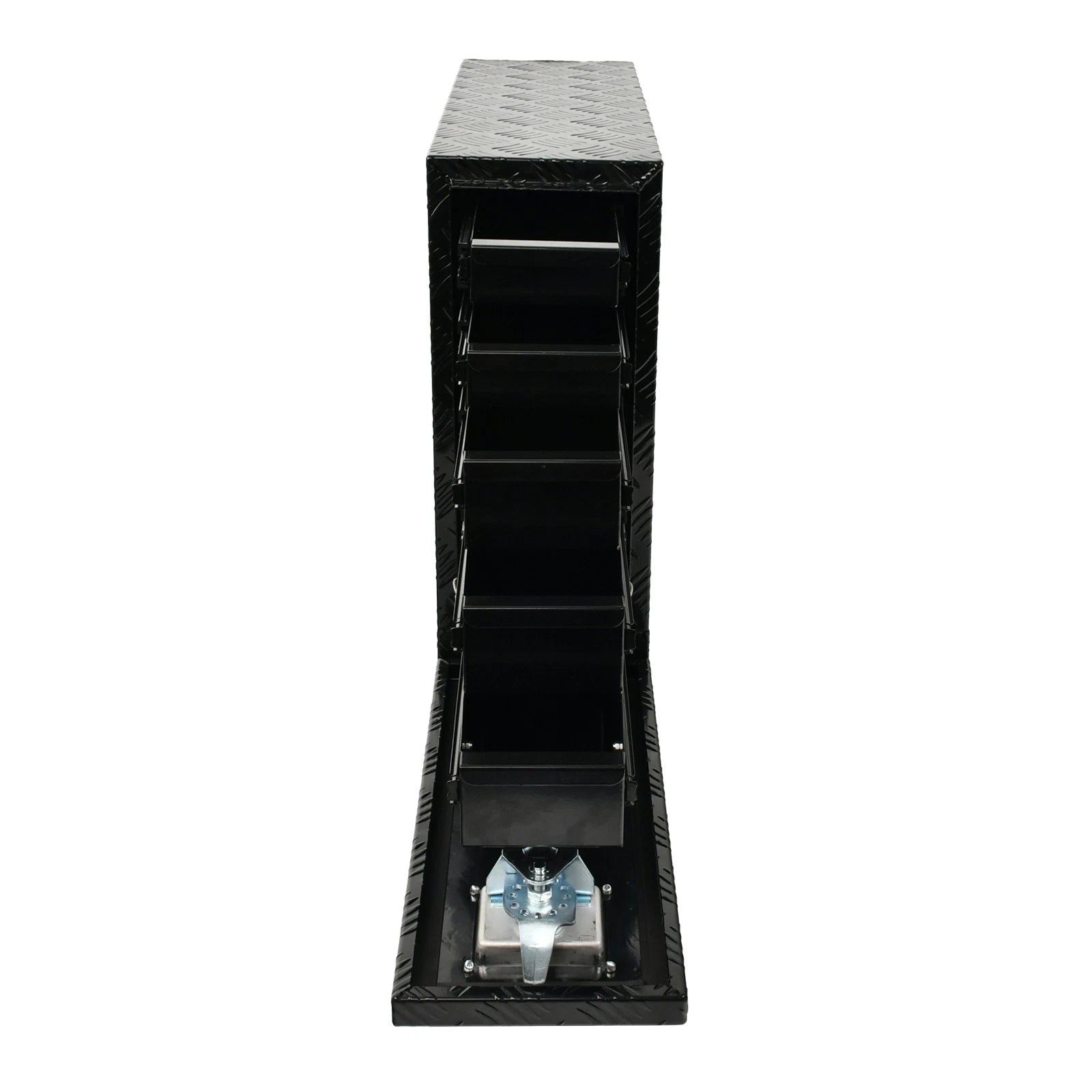 22 Inch Aluminum Truck Bed Tool Box for Universal Fit (Heavy Wall, Black)