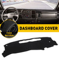 Dash Cover Mat for Chevrolet S10 (1998â2004) Black