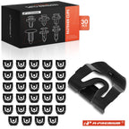 30Pcs Window Glass Reveal Moulding Clips for Chevy Buick Pontiac (1965–1970)