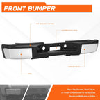 Rear Bumper for Silverado Sierra 2500/3500HD (2007–2010) w/o Sensor Hole, License Lamp