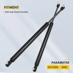 Set of 2 Liftgate Lift Supports for Jeep Grand Cherokee (1999–2004)