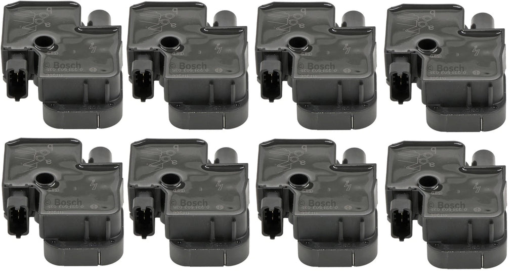 Set of 8 Ignition Coils for Mercedes W202 W210 S202 S210 C140 (Bosch 0221503035)