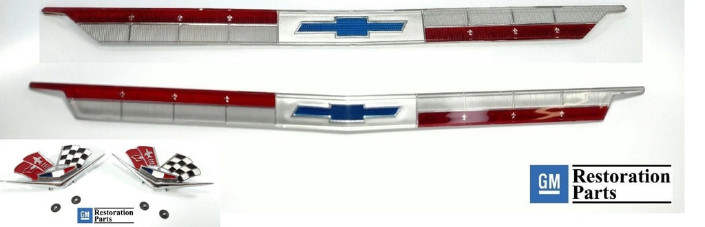 Set Chevy Emblems for Impala Bel Air Fender (1963–1963)