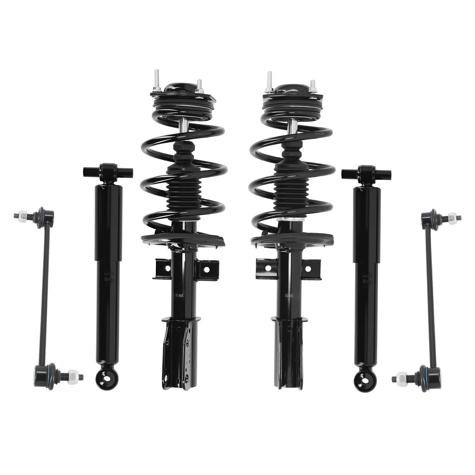 Front Struts Rear Shocks Sway Bar for Chevrolet Acadia Traverse Enclave (2013–2017)