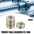 4X Thrust Ball Bearing 5x10x4mm for Car (F5-10M)
